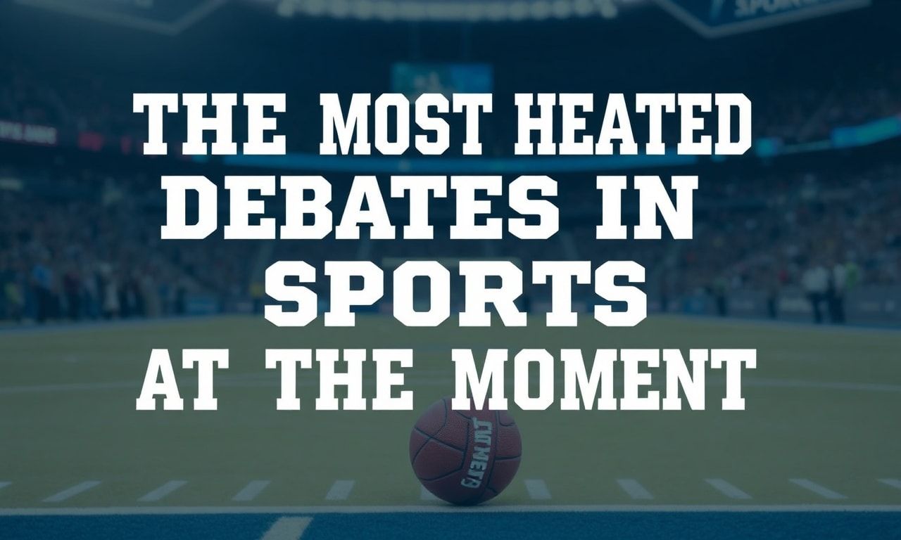 The Hottest Debates in Sports Right Now