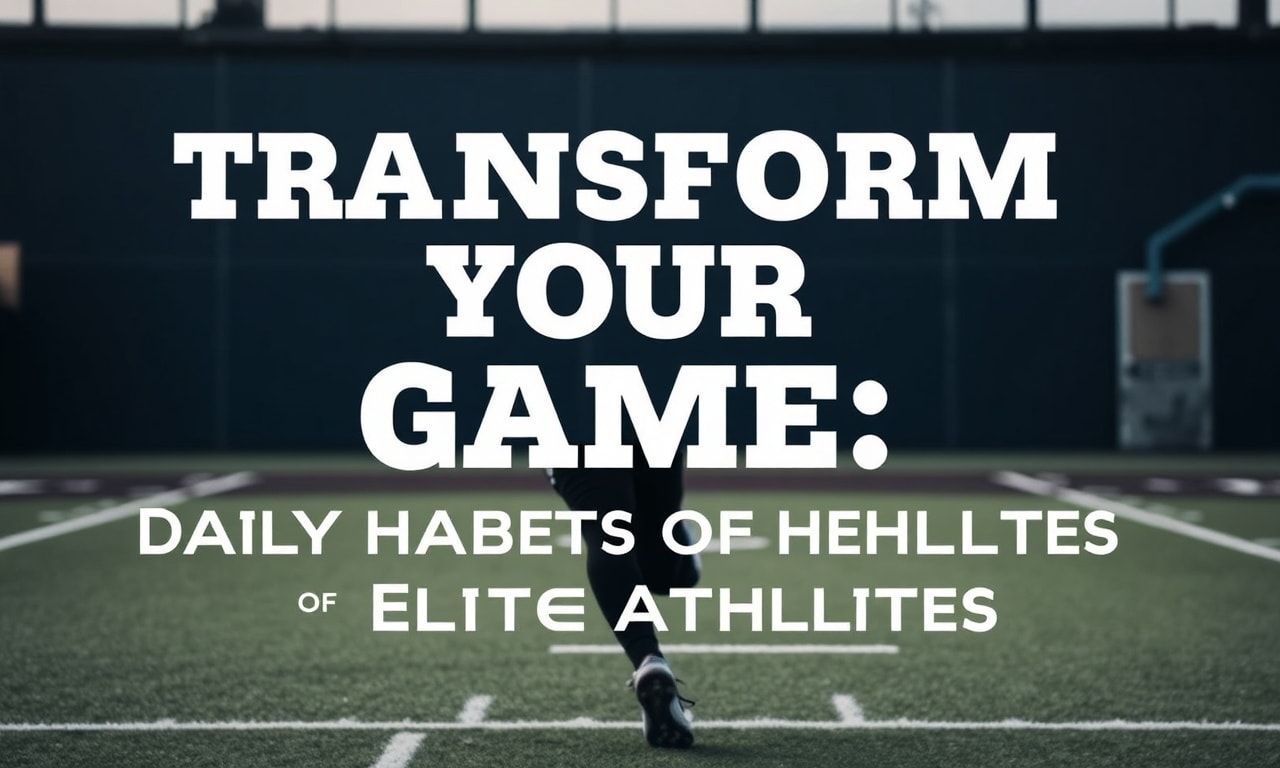 Transform Your Game: Daily Habits of Elite Athletes